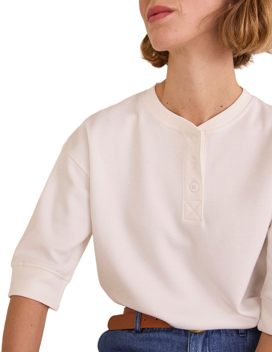 Blusa manga 3/4 para mujer 3