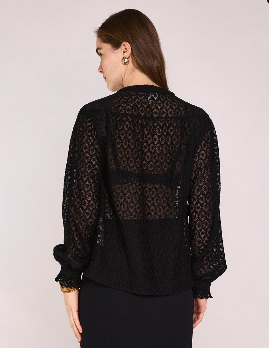 Blusa manga larga para mujer 6