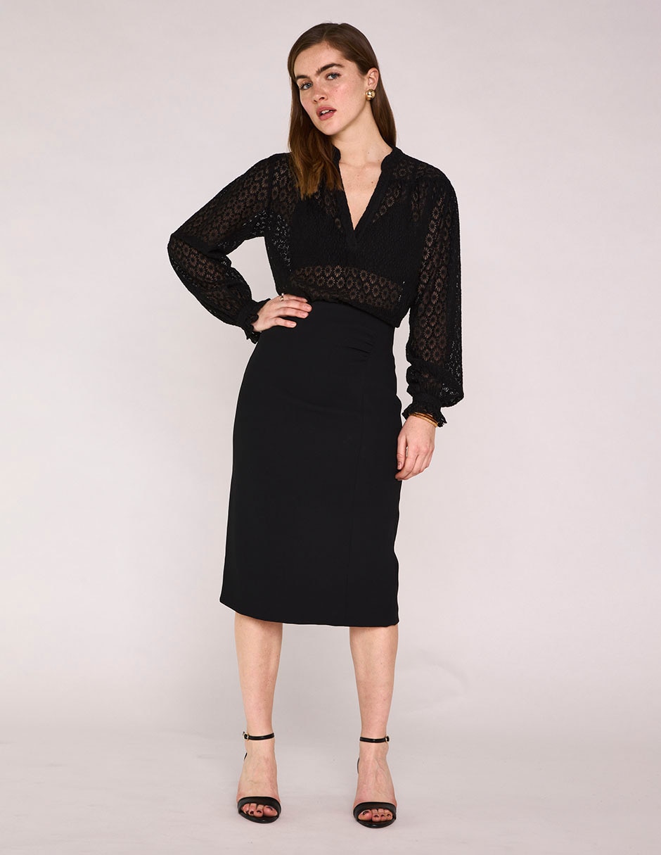 Blusa manga larga para mujer 7