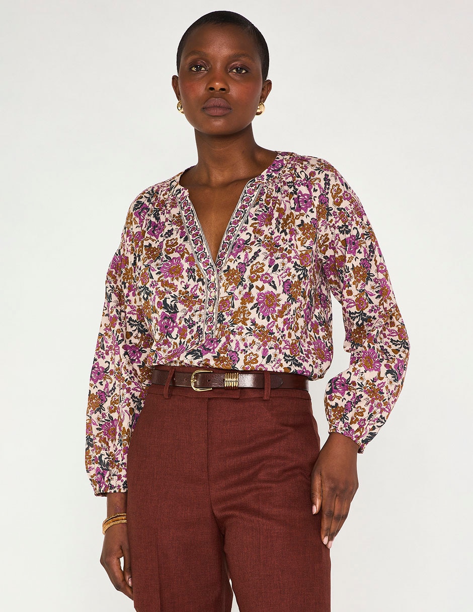Blusa manga larga para mujer Blusa manga larga para mujer