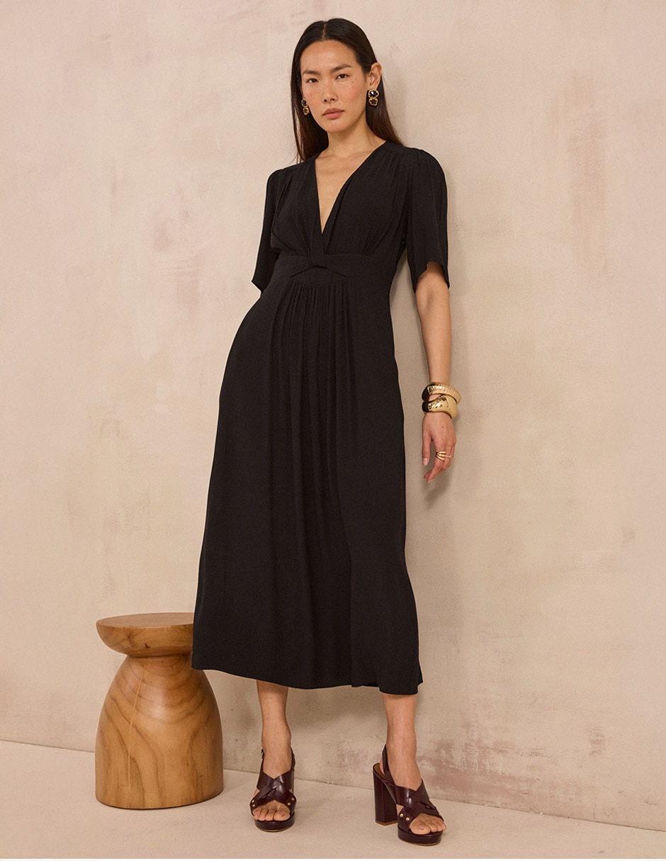 Vestido midi casual para mujer Vestido midi casual para mujer