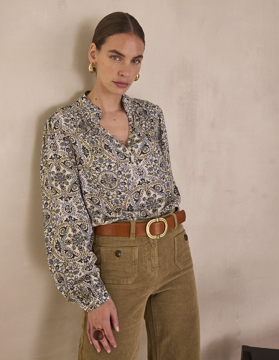 Blusa manga larga para mujer 1