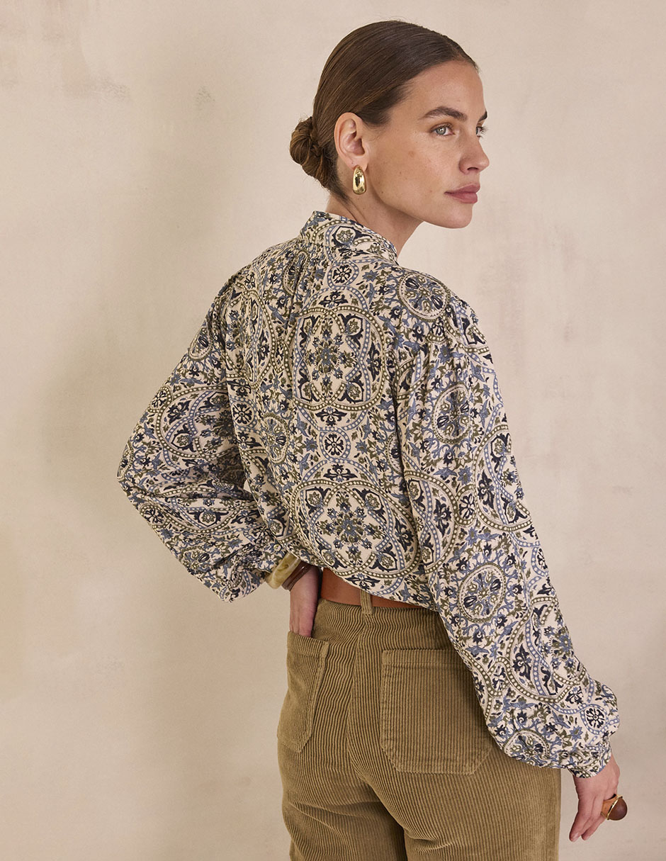 Blusa manga larga para mujer 5