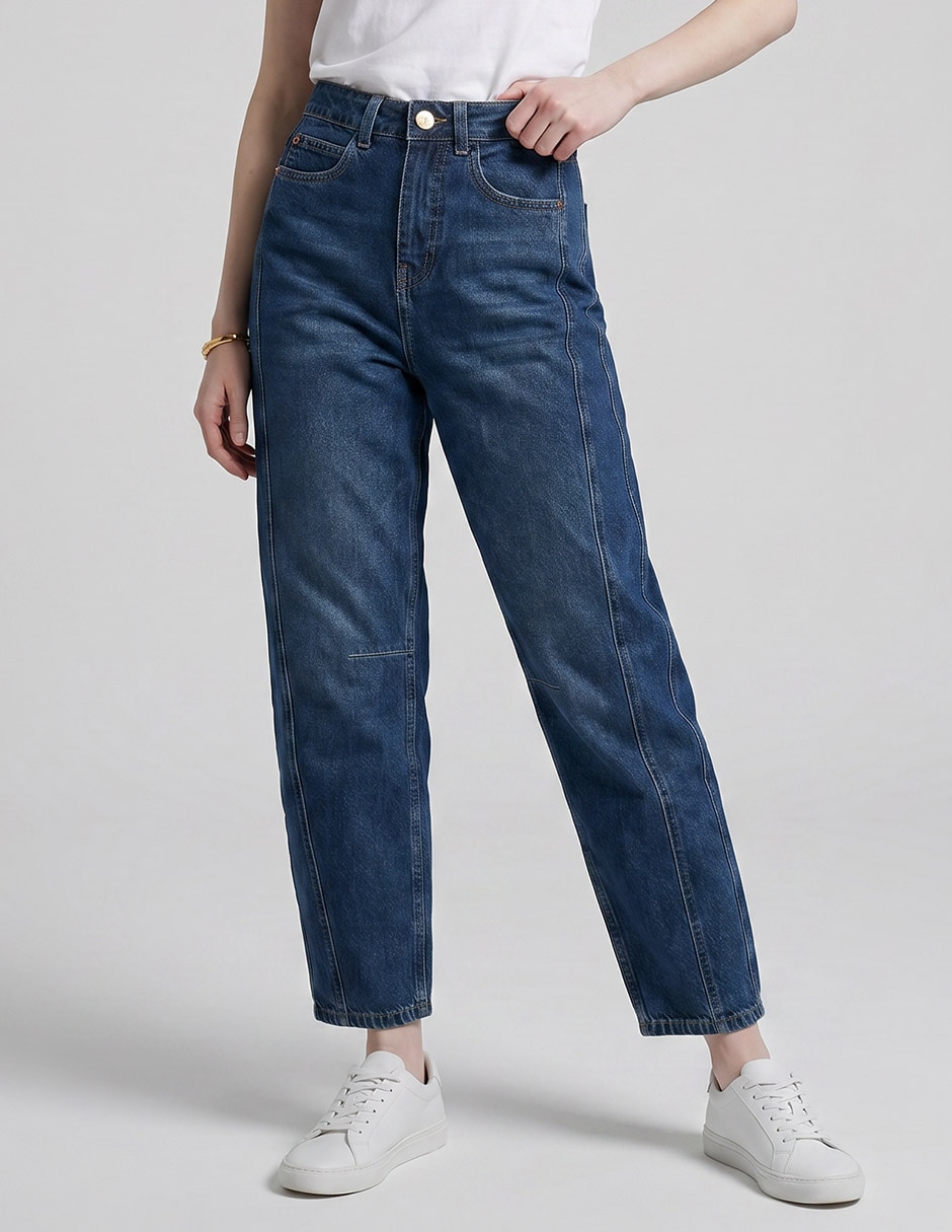 Jeans regular para mujer