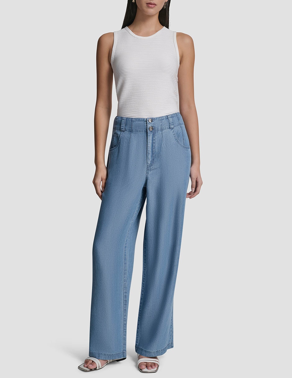 Pantalón carpenter wide leg para mujer 5