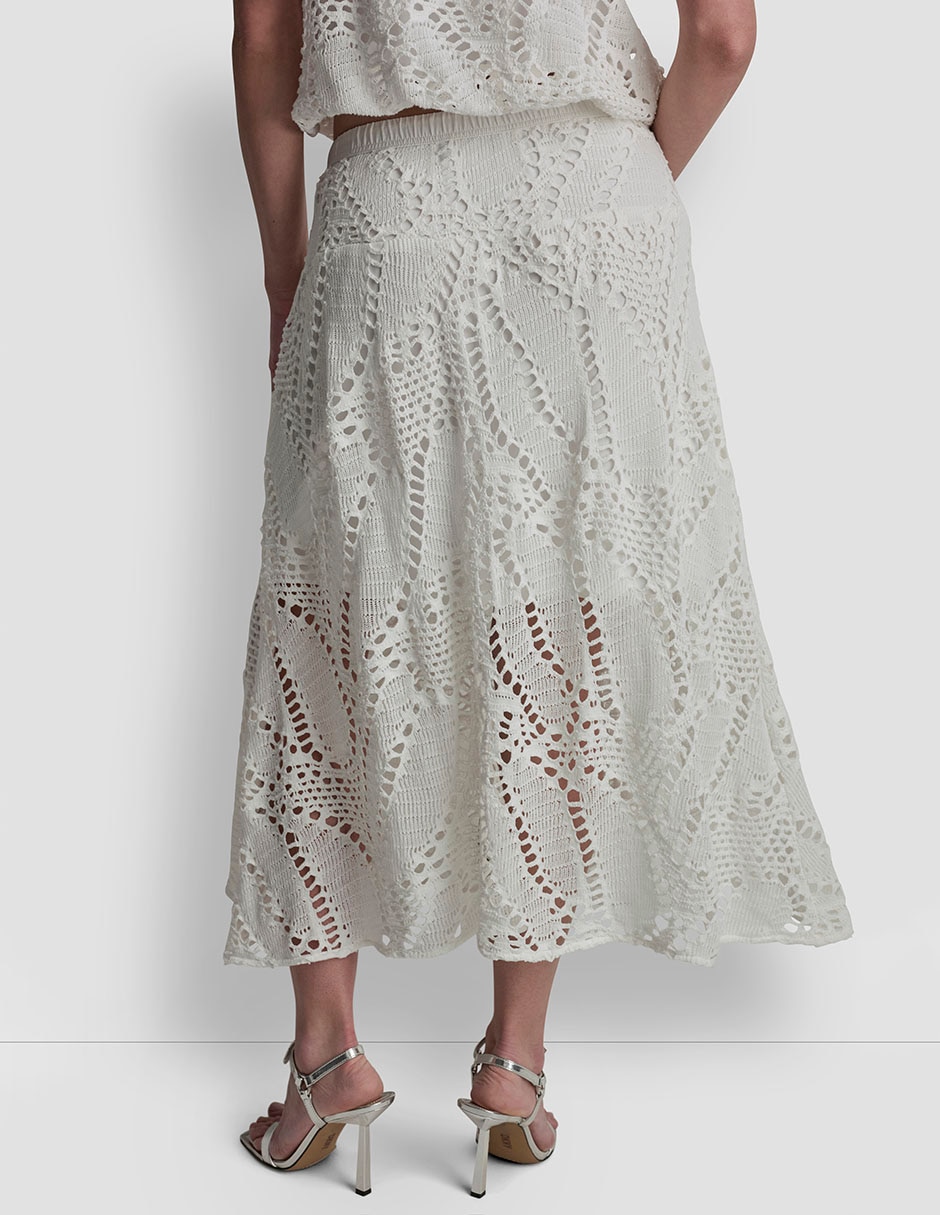 Falda larga Dkny a la cintura