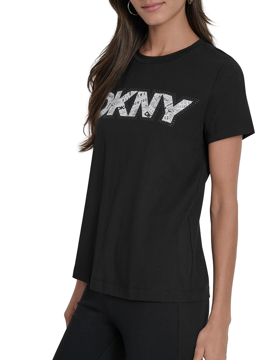 Playera manga corta cuello redondo para mujer 3