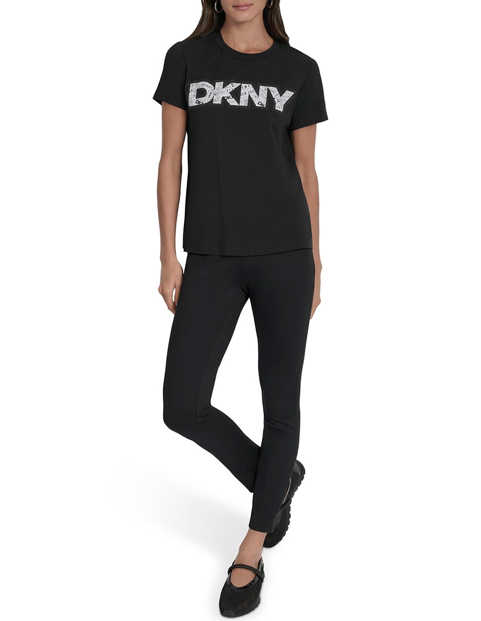 Playera manga corta cuello redondo para mujer 5