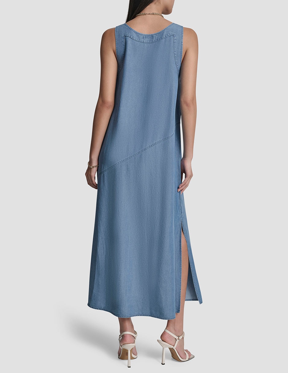 Vestido largo casual para mujer 5