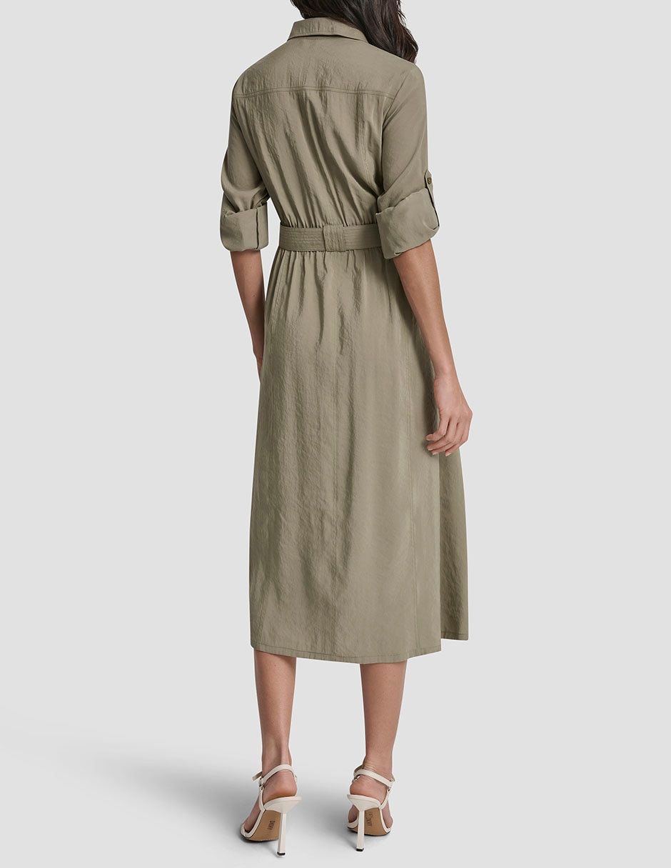 Vestido crop casual Dkny para mujer