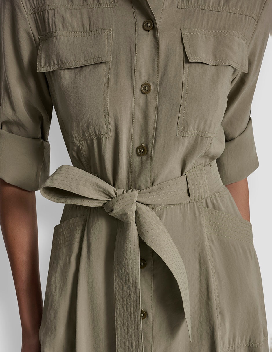 Vestido crop casual Dkny para mujer