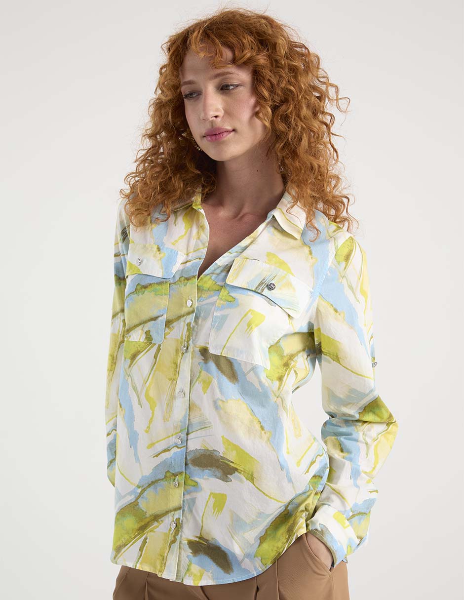 Blusa manga larga para mujer 1