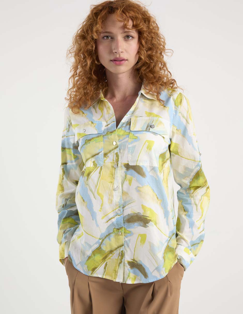 Blusa manga larga para mujer 7