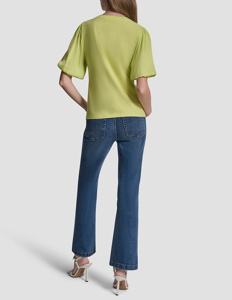 Blusa manga corta para mujer 11