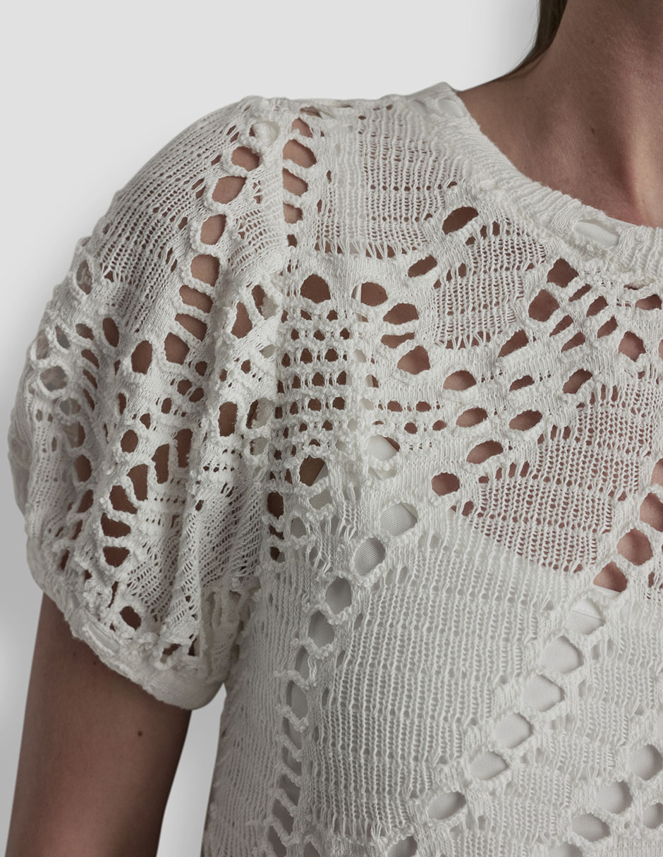 Blusa manga corta para mujer 5