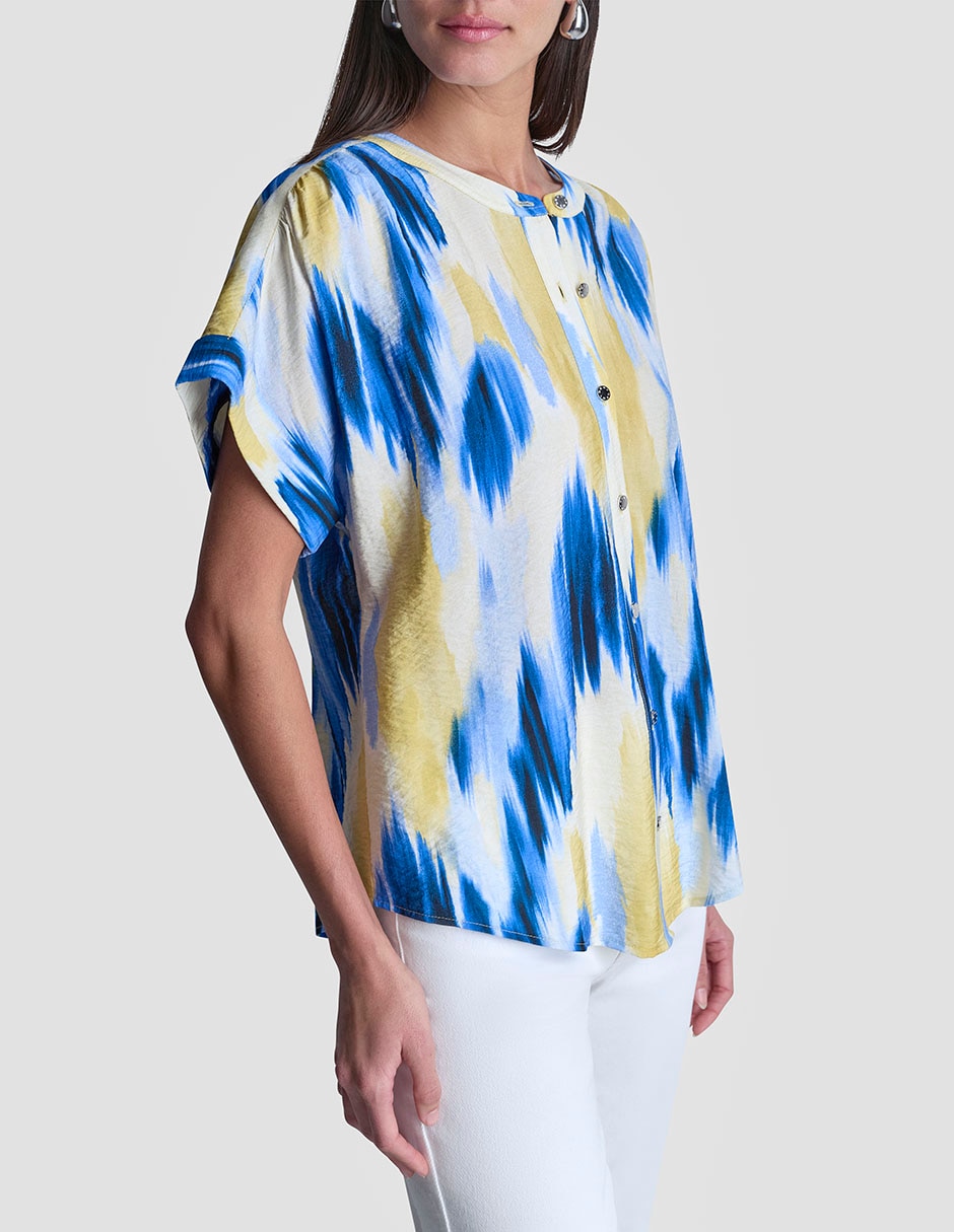 Blusa manga corta para mujer 4