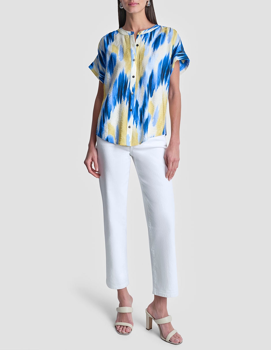 Blusa manga corta para mujer 6