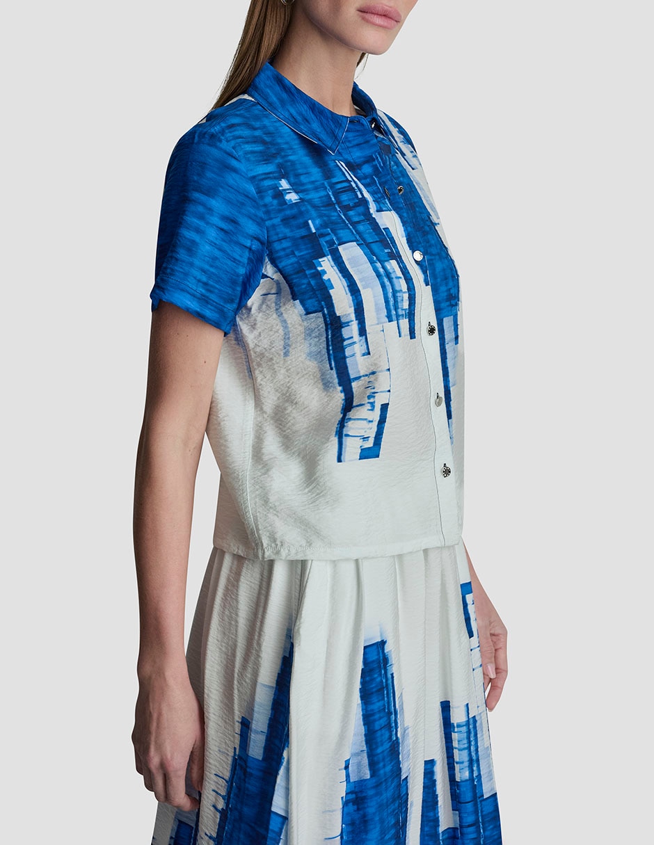 Blusa manga corta para mujer 4