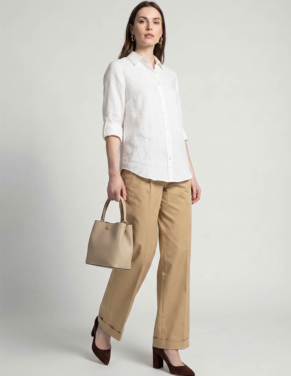 Blusa camisera manga larga para mujer 3
