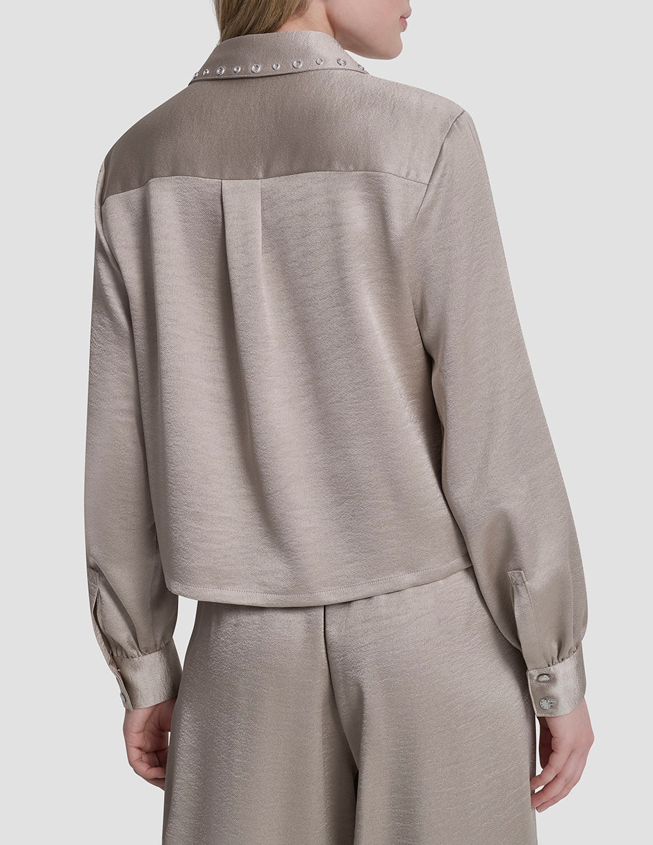 Blusa manga larga para mujer 7