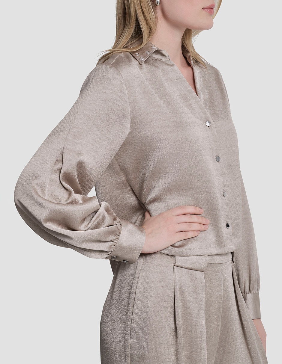 Blusa manga larga para mujer 8