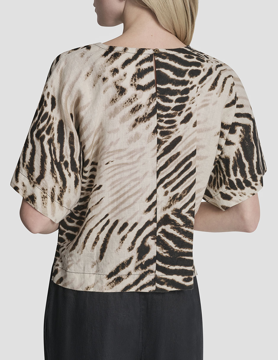 Blusa manga corta para mujer 8