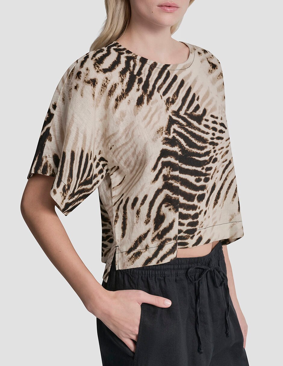 Blusa manga corta para mujer 9