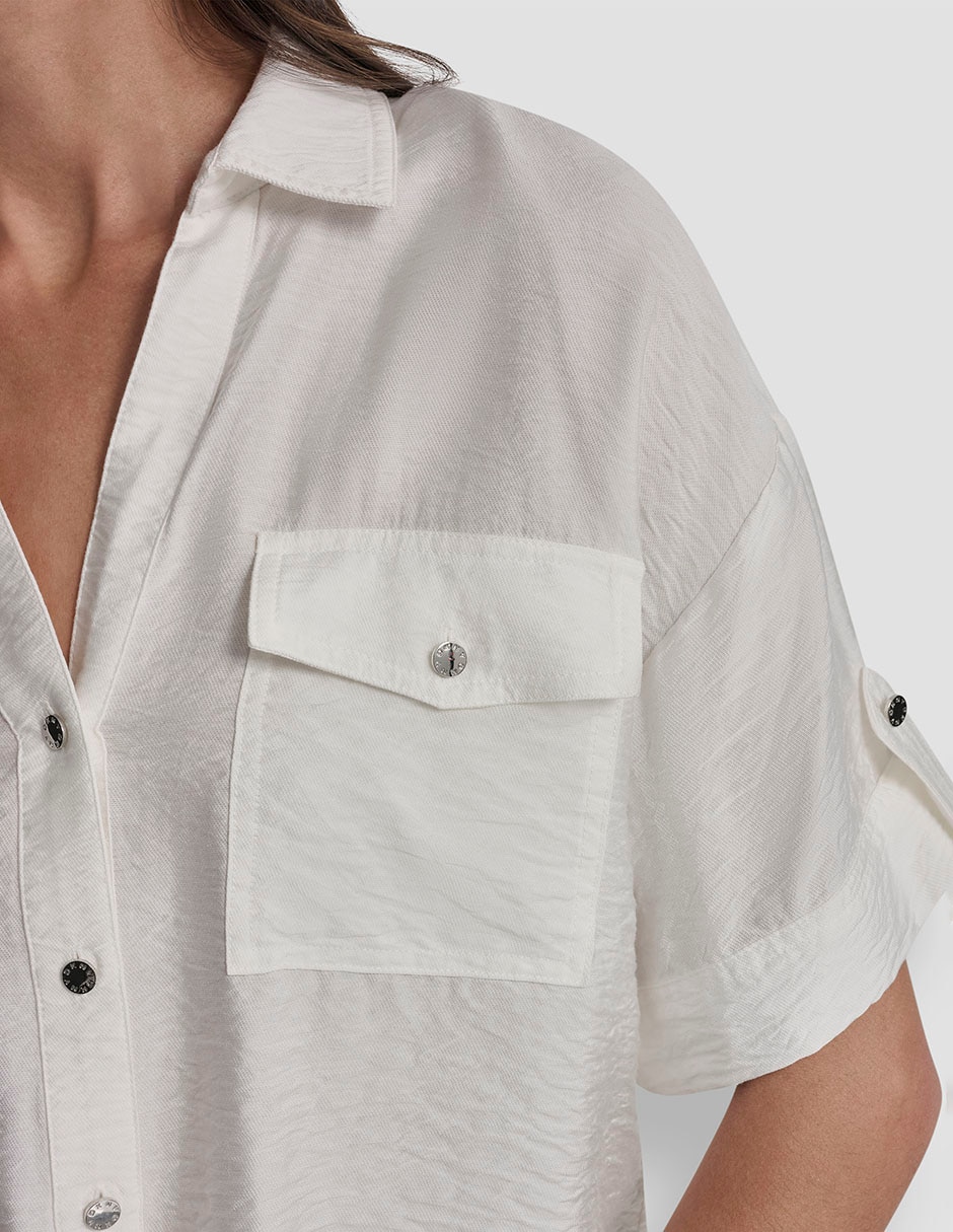 Blusa manga corta para mujer 9