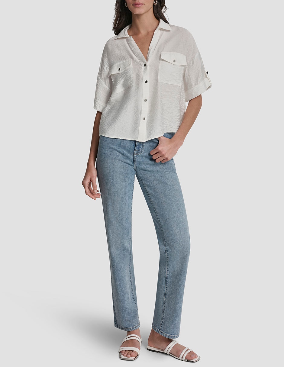 Blusa manga corta para mujer 10
