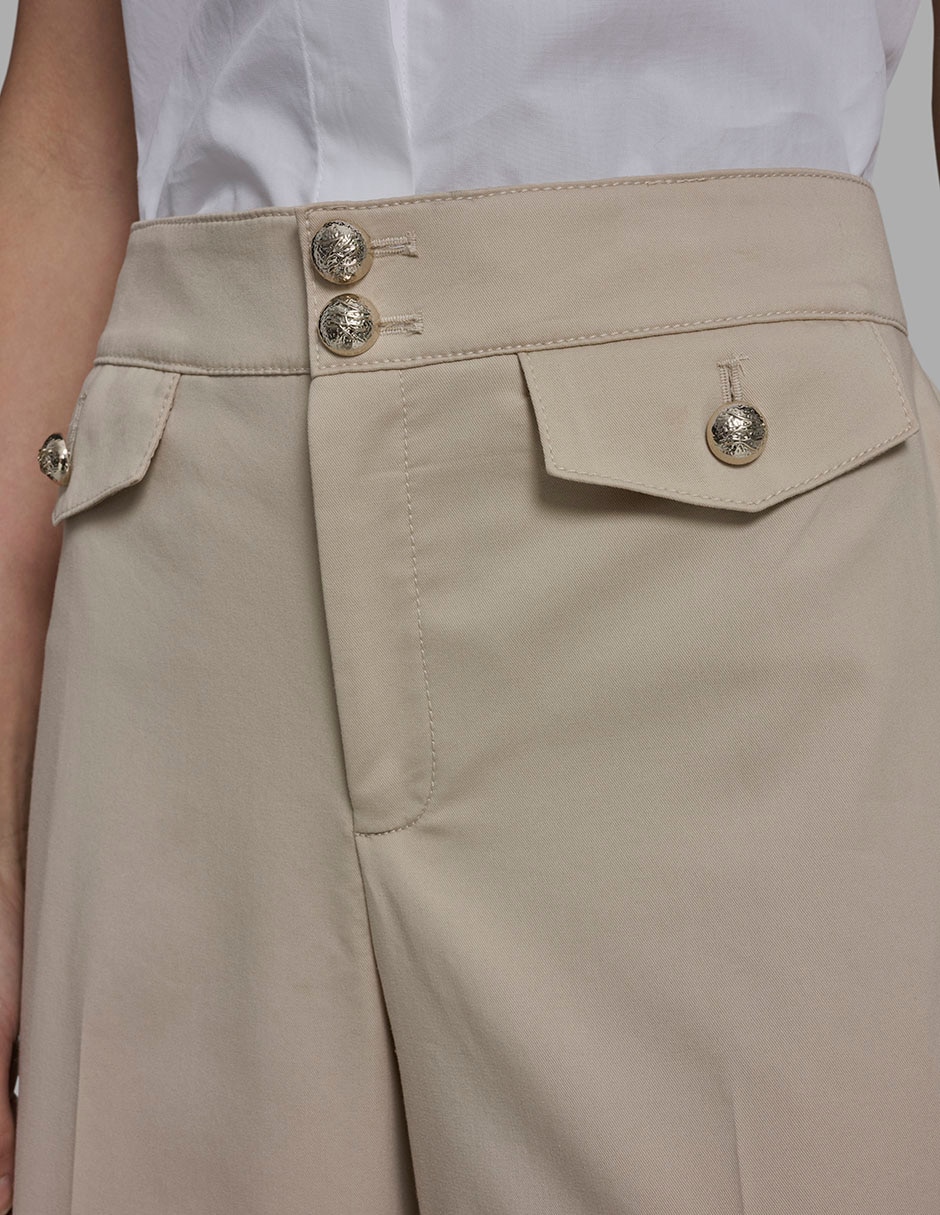 Pantalón capri amplio para mujer 3