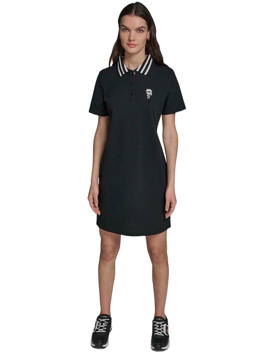 Vestido corto casual Karl Lagerfeld Paris para mujer