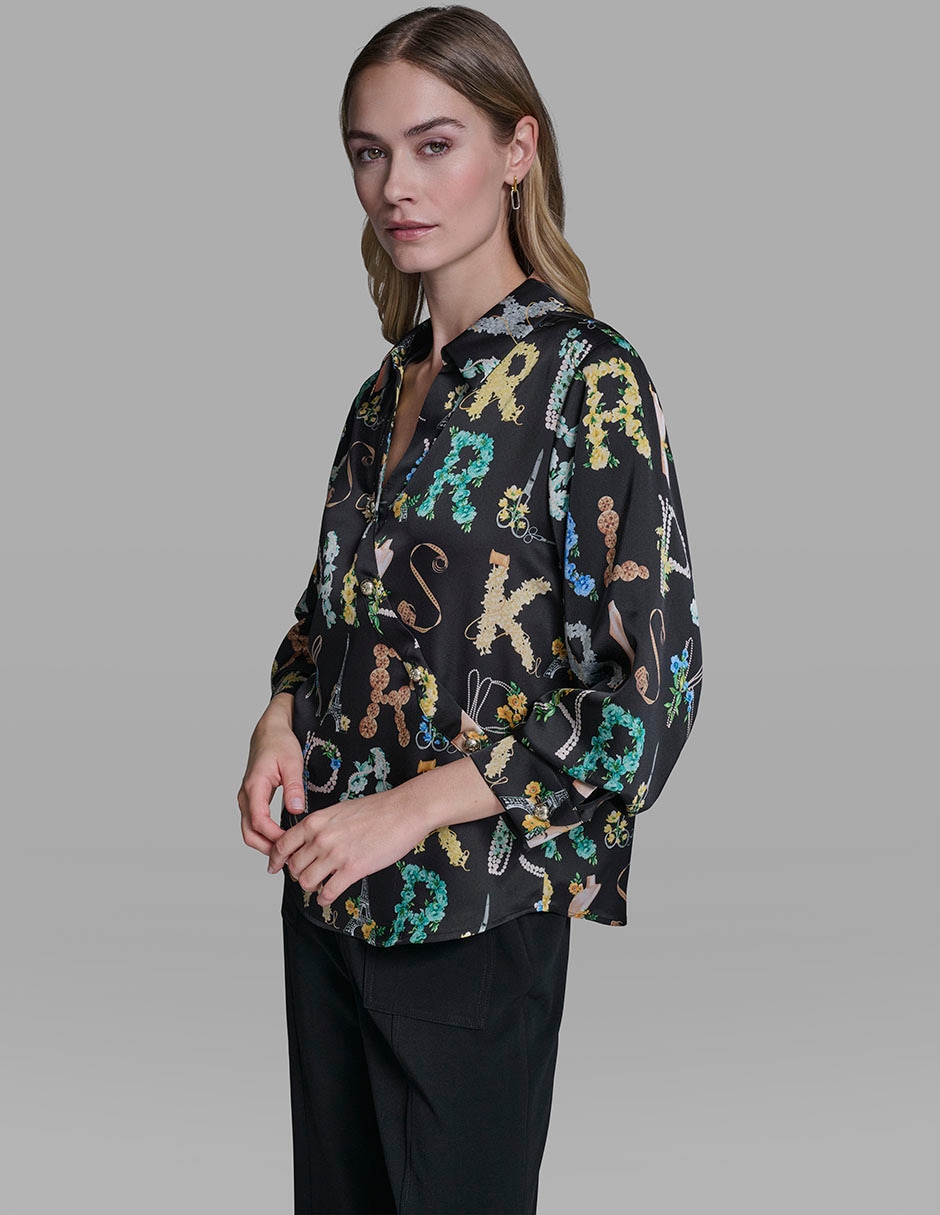 Blusa manga 3/4 para mujer 4