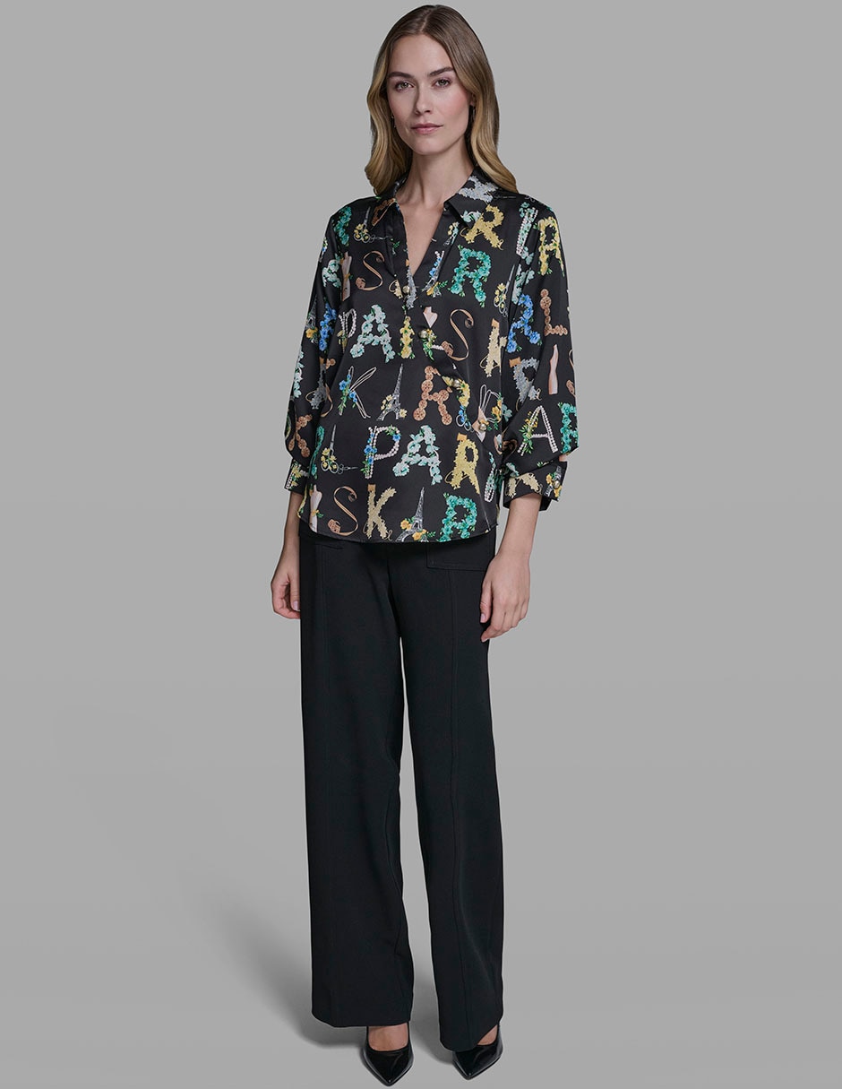 Blusa manga 3/4 para mujer 2