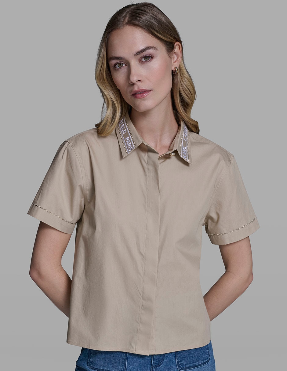 Blusa manga corta para mujer 1