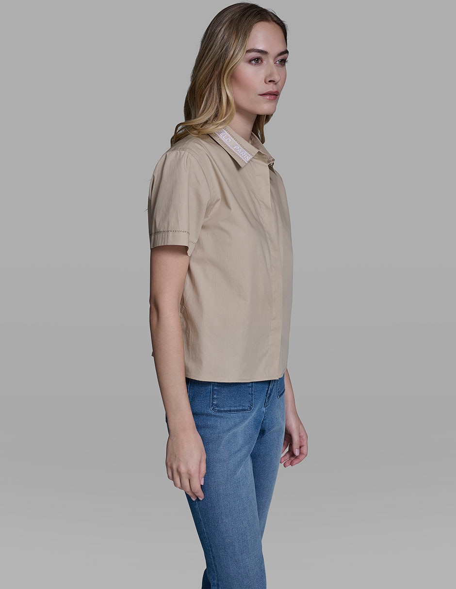 Blusa manga corta para mujer 8