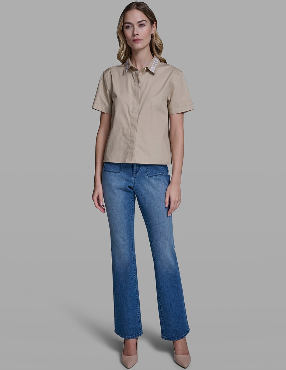 Blusa manga corta para mujer 10
