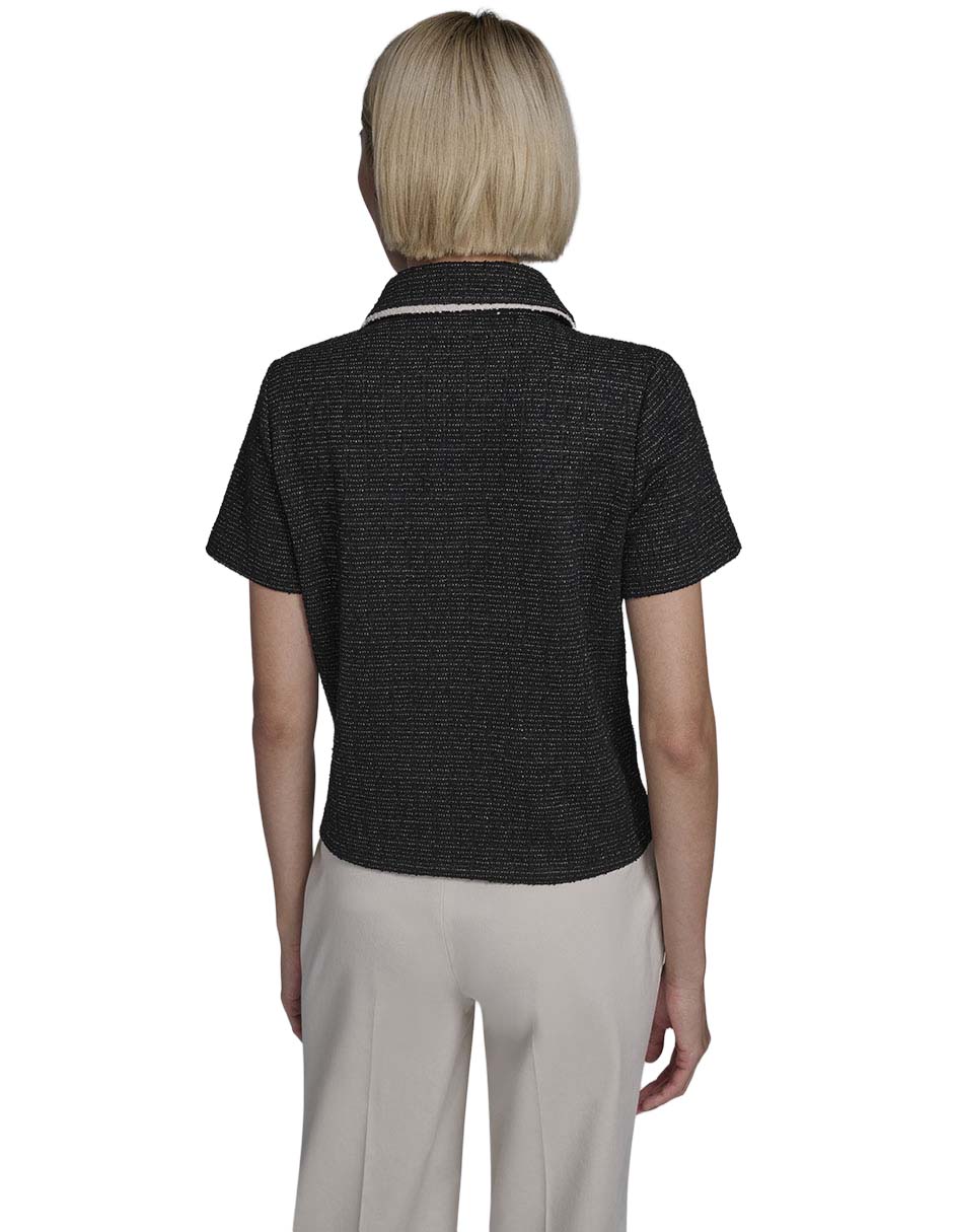 Blusa manga corta para mujer 7