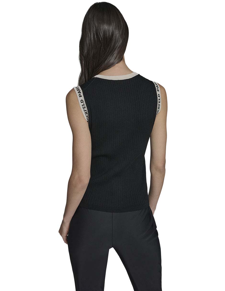 Top cuello redondo para mujer 2