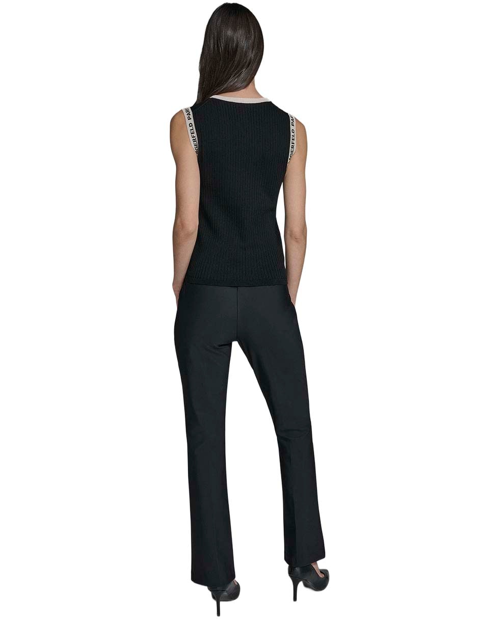 Top cuello redondo para mujer 6