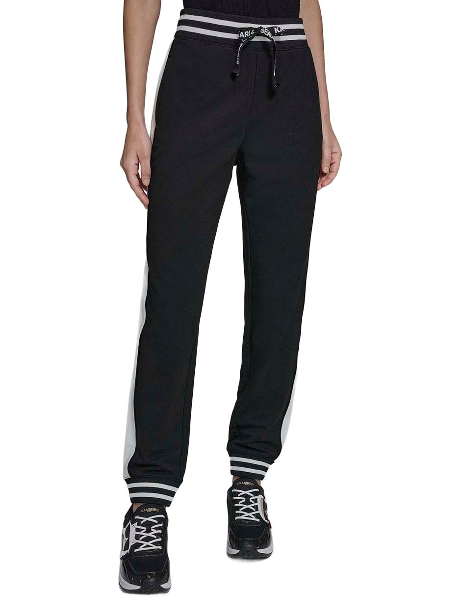 Pants slim con jareta para mujer