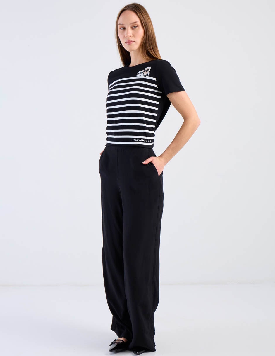 Playera manga corta cuello redondo para mujer 3