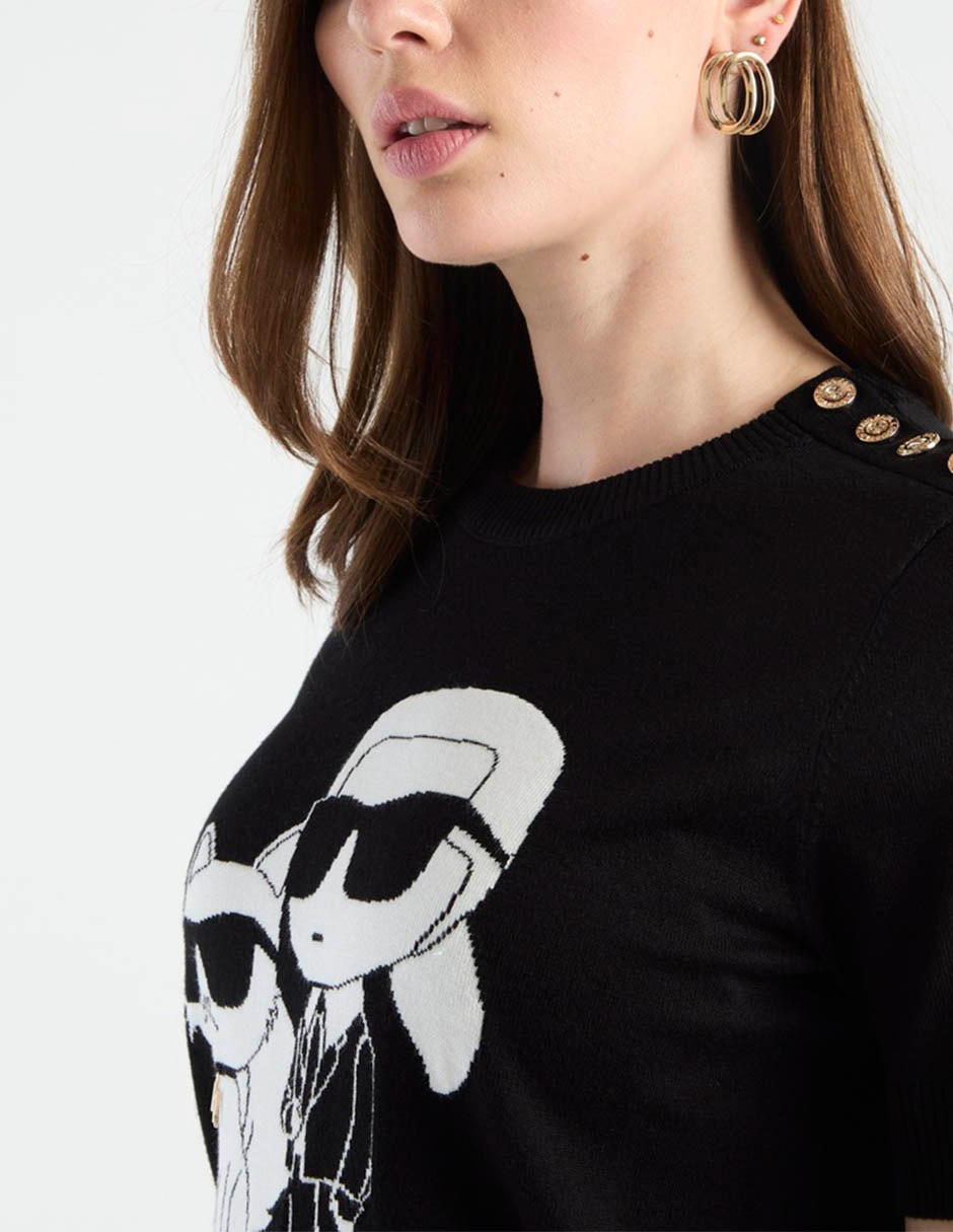 Blusa manga corta para mujer 5
