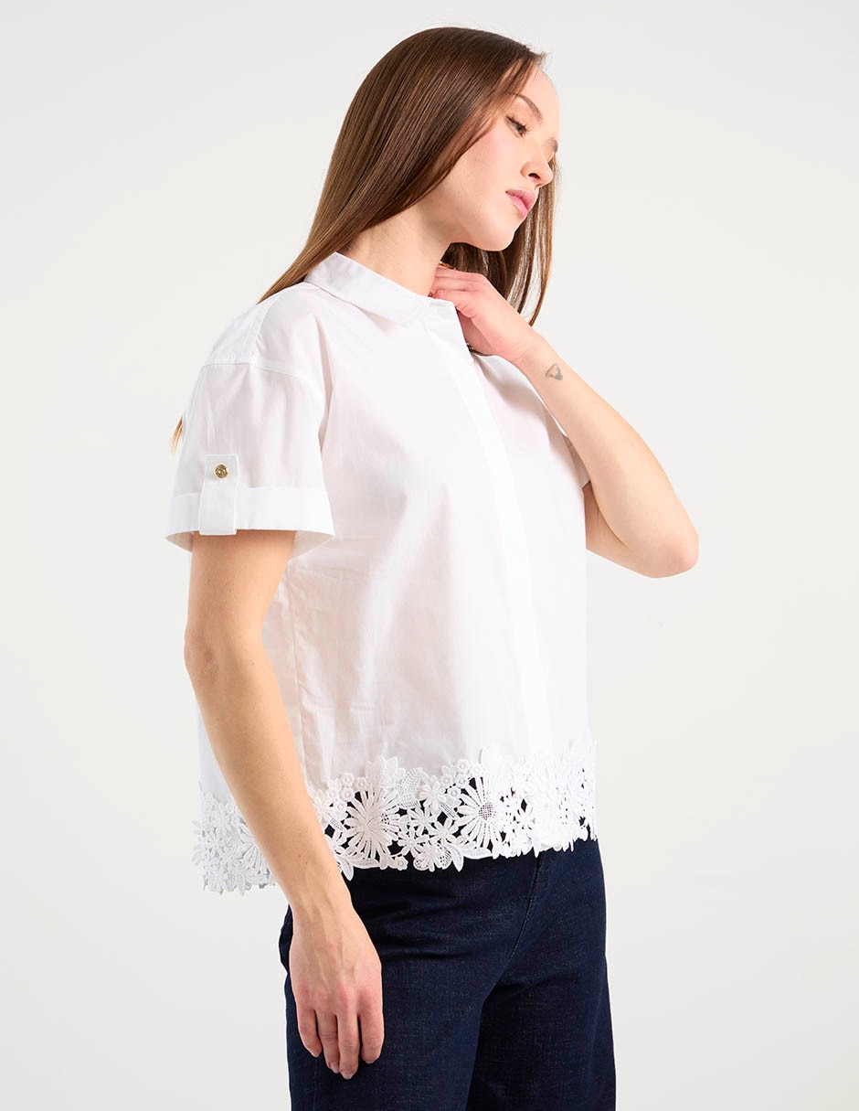 Blusa spring 26 "manga" corta "para mujer" 2