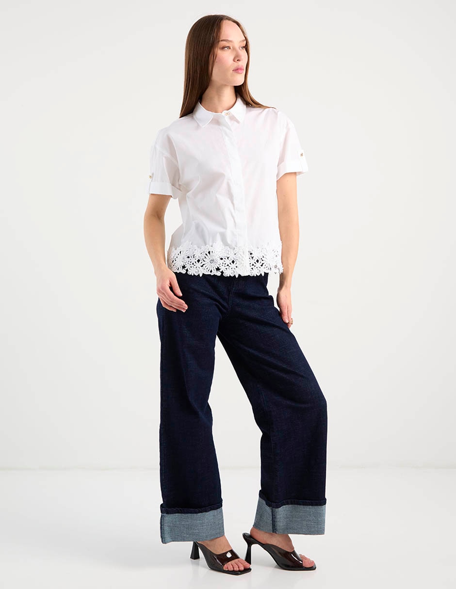 Blusa spring 26 "manga" corta "para mujer" 3