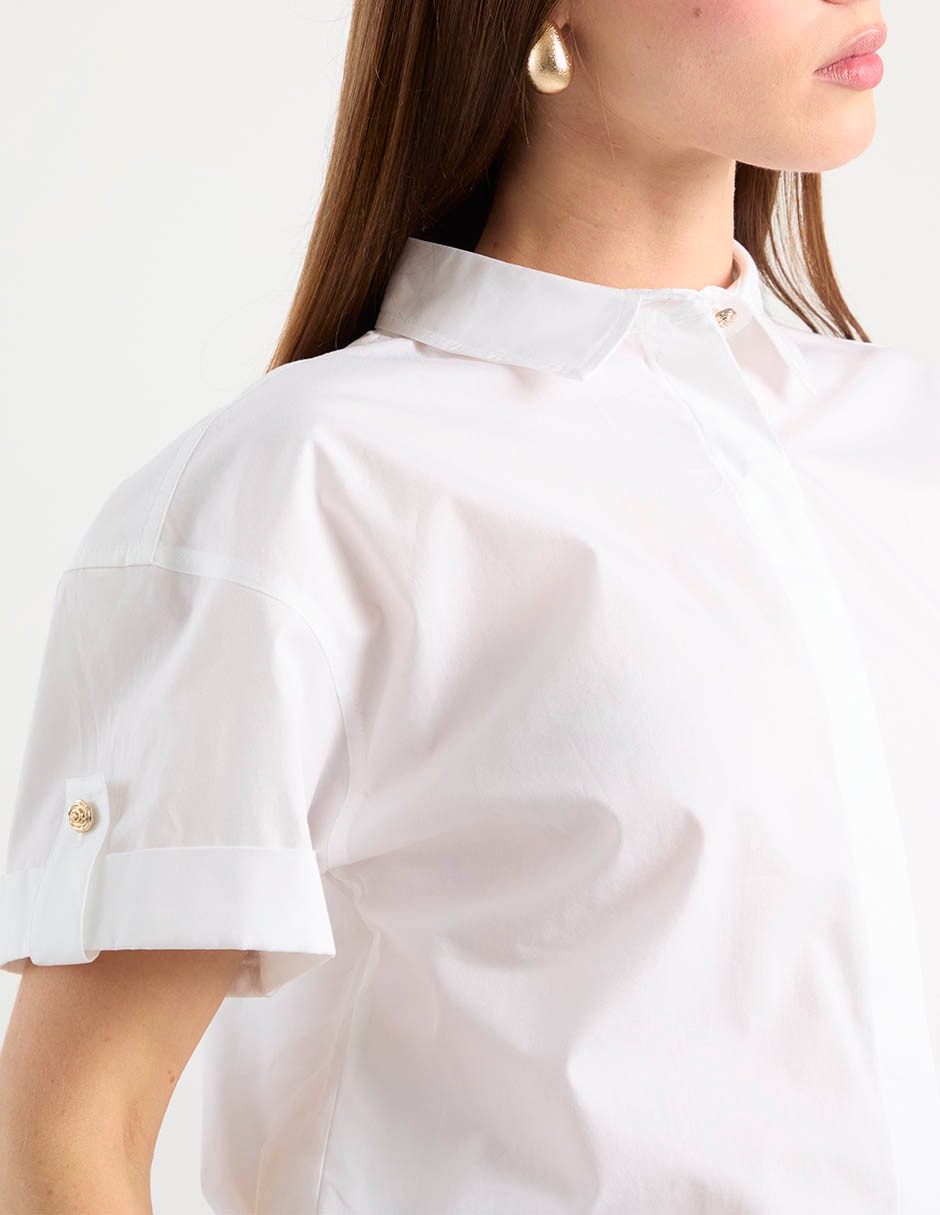 Blusa spring 26 "manga" corta "para mujer" 4