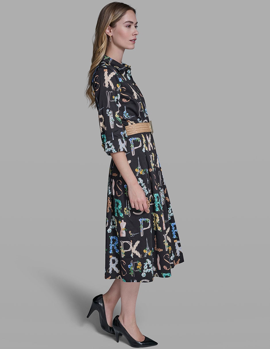 Vestido midi casual para mujer