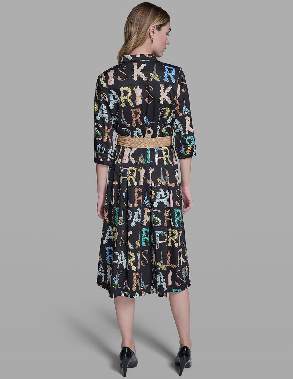 Vestido midi casual para mujer