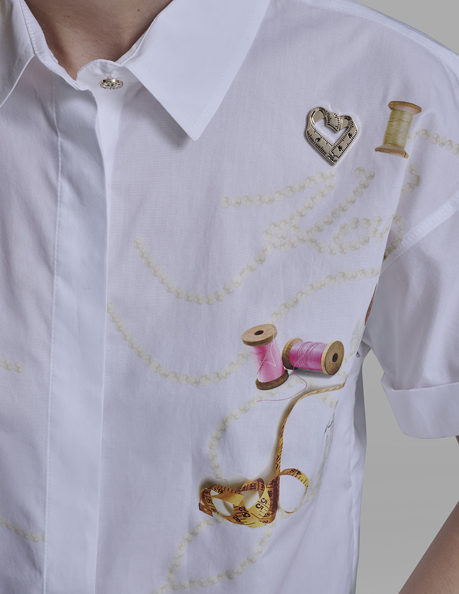 Blusa manga corta para mujer 9