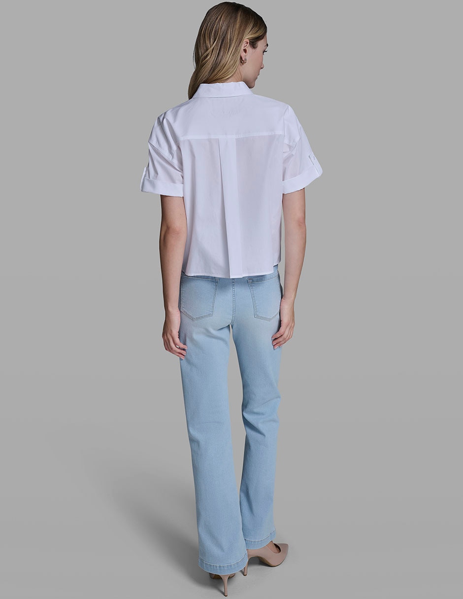 Blusa manga corta para mujer 11