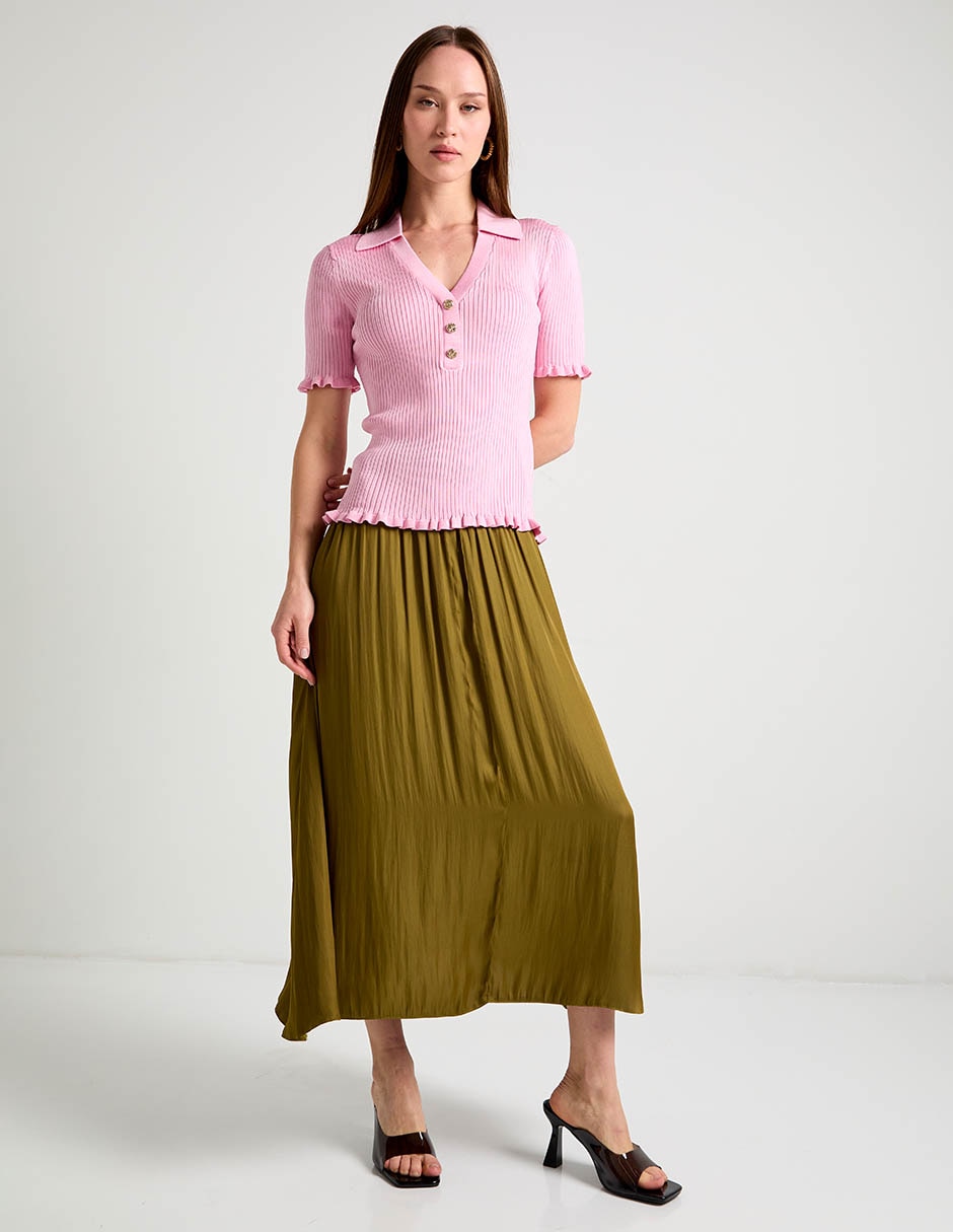 Blusa manga corta para mujer 3